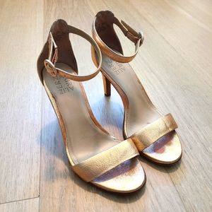 NATURALIZER- rose gold heeled sandals